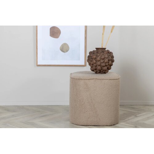 Venture Home okrugli puf Piff (art. 15572-403) ⌀44 cm, bež Cene