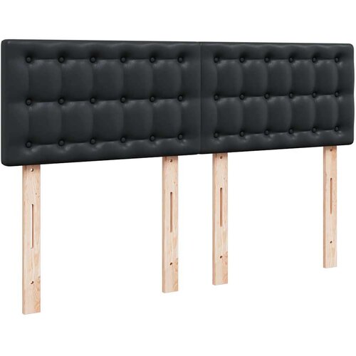 VidaXL otomanski krevet s madracem crni 140x190 cm umjetna koža Slike