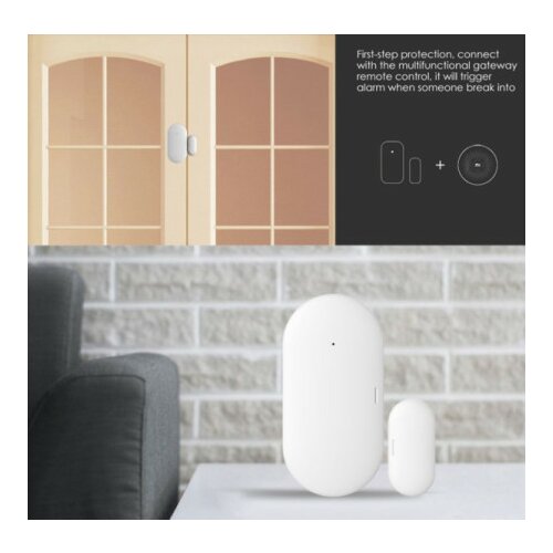 Gembird ZIGBEE-DOOR SENSOR-RSH-DS01 tuya zigbee 3.0 window detector smart automatic home security all Cene