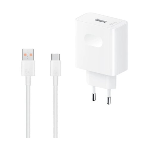 Honor kućni punjač super charge 80W Beli + kabl Type A na Type C Slike
