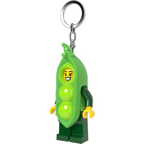 Lego Minifigure privezak za ključeve sa svetlom: Devojka u gra&amp;scaron;ak kostimu Slike