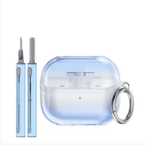 INF Zamenljivi/združljivi deli &amp;ndash; Samsung Galaxy Buds3 TPU za&amp;scaron;čitni ovitek, prozorno vijoličen, 3-delni komplet, vodoodporen Blue, (5000244581) Slike