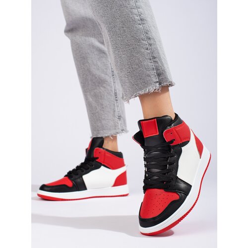 SHELOVET High sneakers red Slike