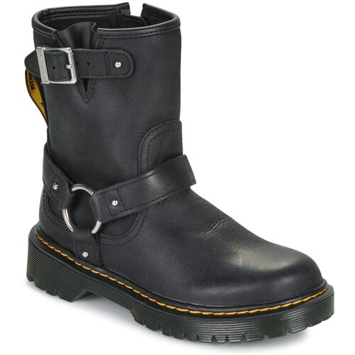 Dr. Martens Genaya Black Wyoming Crna Slike