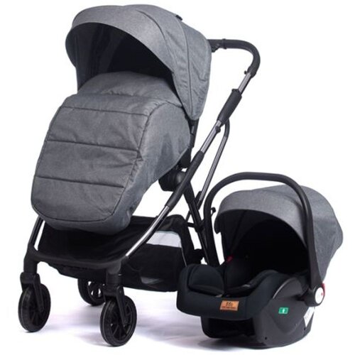 Bbo Q7 ultra set kolica za bebe 3u1 grey Slike