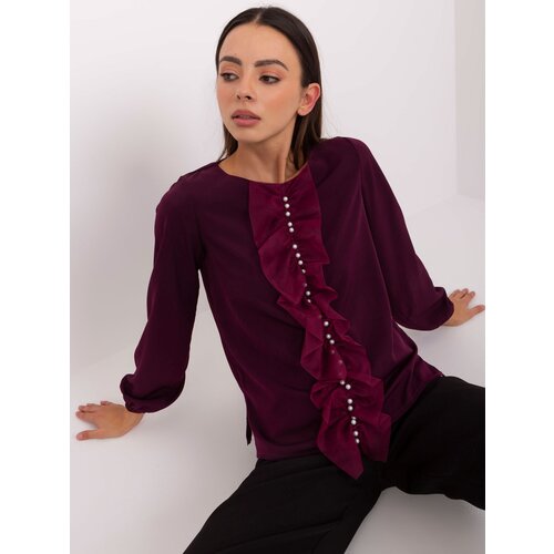 LAKERTA Blouse-LK-BZ-506673.36-dark purple Cijene