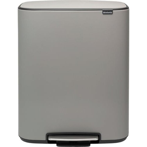Brabantia Koš za odpadke s pedalom Bo, 2 x 30L - Mineral Concrete Grey Cene