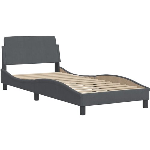 Krevet s madracem Dover tamnosivi 80 x 200 cm bar&amp;scaron;unasti Slike