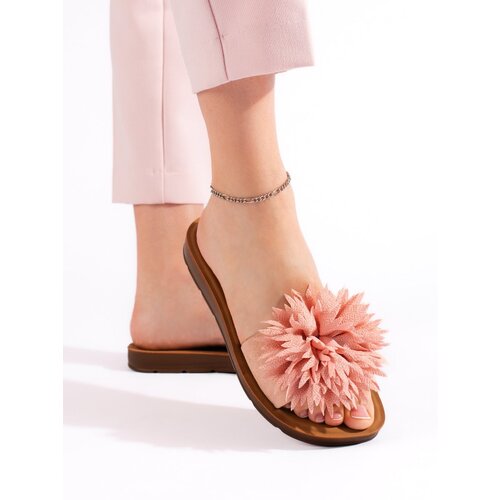 Shelvt Women's pink slippers with a flower Cijene