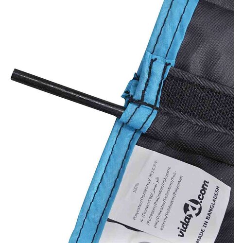 VidaXL torba za pohranu s pohranom siva 66 x 40 cm oxford Slike