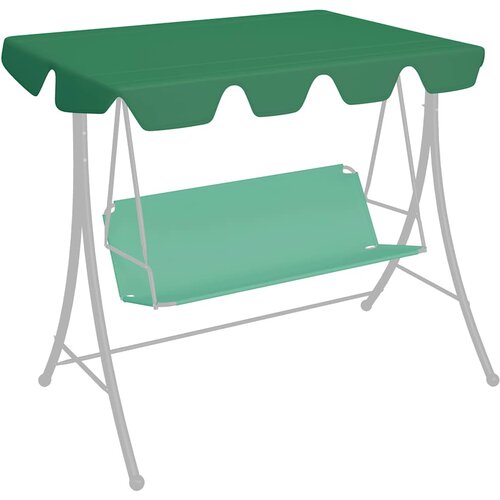  Zamjenski krov za vrtnu ljuljačku zeleni 150/130 x 105/70 cm Cijene