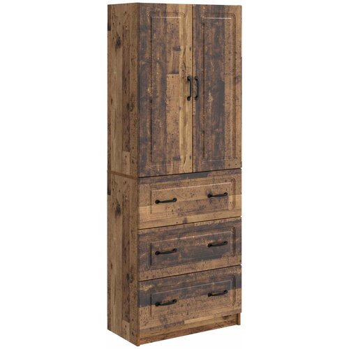 VidaXL Set ormara 2 kom. 66 x 34 5 x 87 cm Konstruirano drvo - Staro drvo Slike