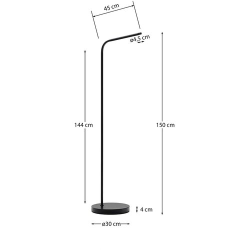 Kave Home Baza za podnu lampu Nali &amp;ndash; Slike