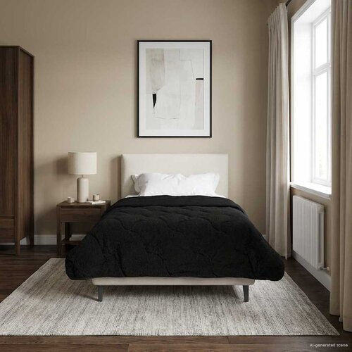  Ljetni pokrivač Crna 140 x 220 cm Mikrofibra i teddy flis Cijene