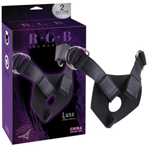  Luxe Harness Kvalitetne gaćice za strap on, Crne Cene