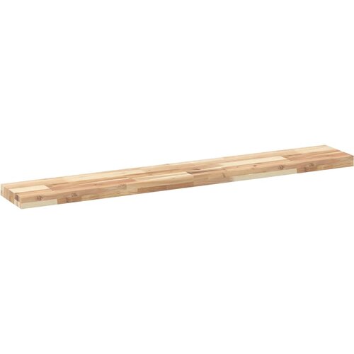  Plutajuće police 2 kom 140x20x4 cm Neobrađeno puno drvo akacije Slike