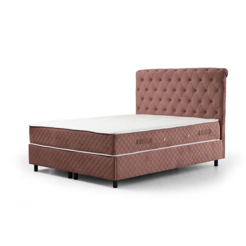 Hanah home Sonata Set 90 x 190 v3 - Dusty Rose Dusty Rose Single Mattress, Base & Headboard Cene