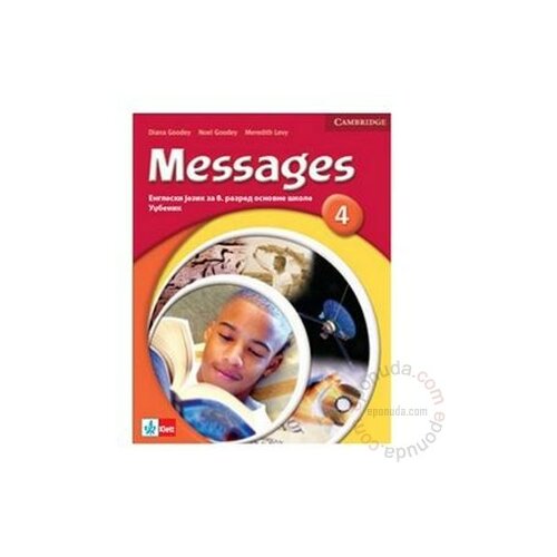 Klett udžbenik za osmi razred Messages 4, engleski jezik za 8. razred Udžbenik knjiga Slike