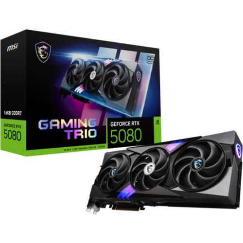 MSI SVGA RTX 5080 Gaming Trio OC 16GB GDDR7, V531-005R Cene