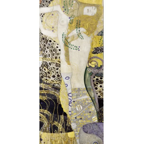 Fedkolor Slika reprodukcija 30x70 cm Water Hoses, Gustav Klimt –