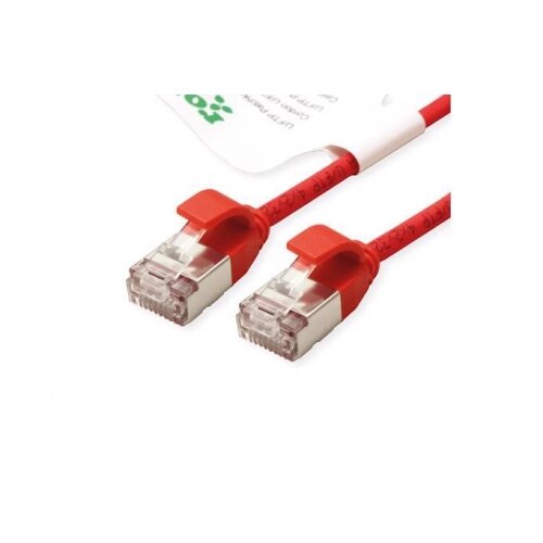 Secomp Roline GREEN U/FTP Data Center PatchCord 6A Slim LSOH crveni 0.5m Cene