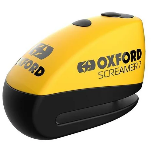 Oxford Ključavnica z alarmom screamer7 LK290 rumena-črna