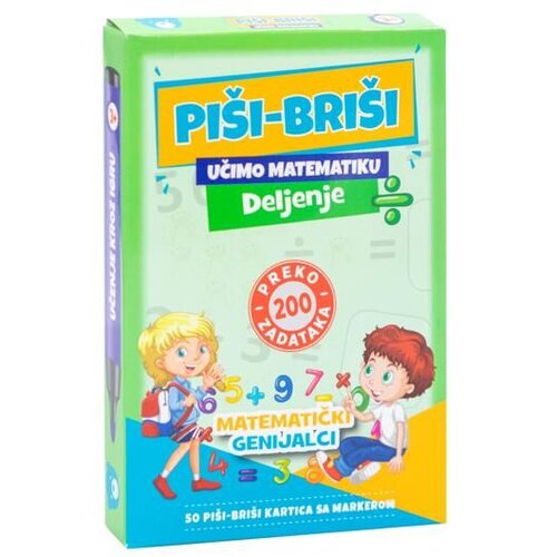 Magaza Edukativne kartice piši briši Deljenje 01892 Cene