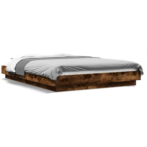  Okvir za krevet boja hrasta 140x190 cm konstruirano drvo