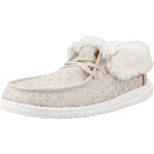 Hey Dude Čevlji Derby WENDY FOLD STITCH COZY Bež Slike