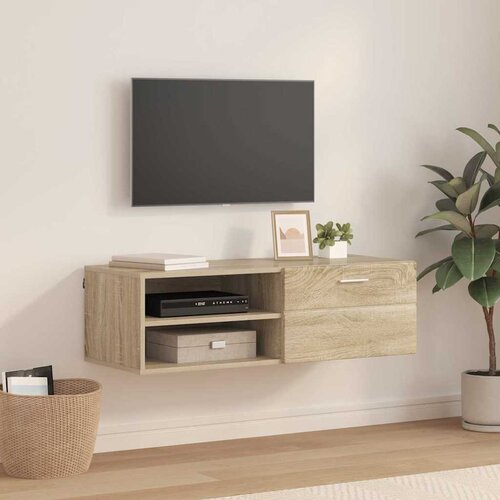 vidaXL TV omarica sonoma hrast 100.5 x 39 x 30 cm Konstruiran les, (5000068933) Cene