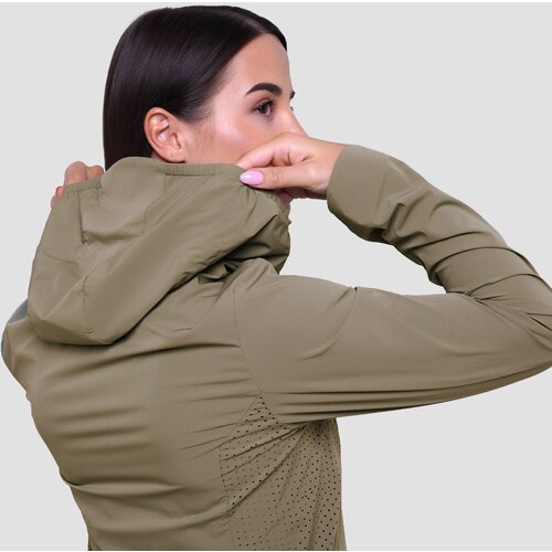 GymBeam Ženska jakna za trčanje Pulse Vetiver Slike