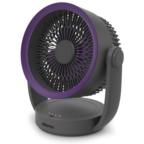  ELDONEX ESF-1010-GY - Punjivi stoni ventilator 9W/5V, 4000 mAh, siva Cene