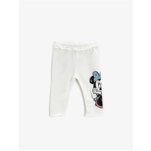 Koton Minnie Mouse Printed Leggings With Frill Waist Slike