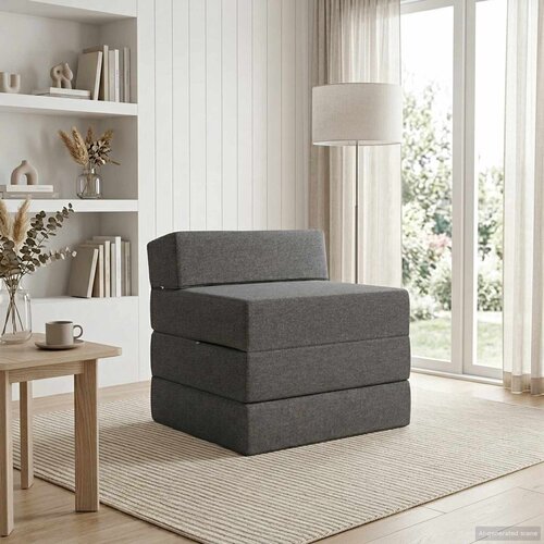 SOFA na razvlačenje Svjetlosiva 200 x 70 x 10 cm Tkanina Cijene