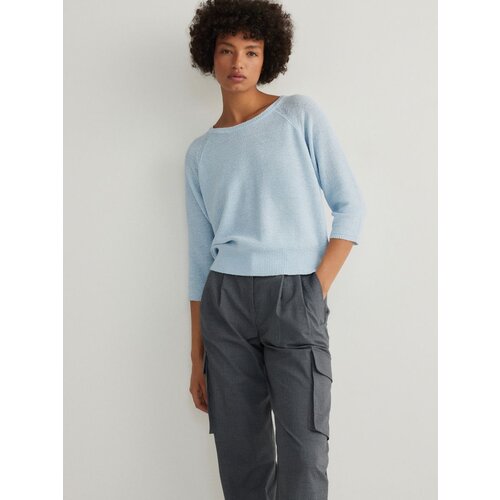 Reserved navaden pulover - modra Cene