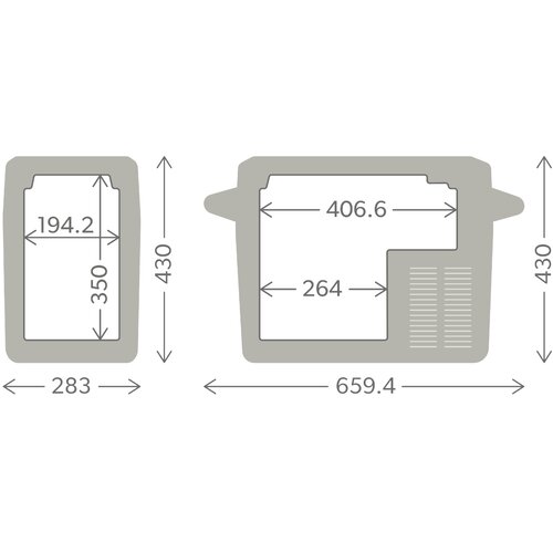 Dometic CFF 20 kompresorska hladilna 21 &amp;scaron;katla 12/24/230V, litrov 97000133104 Slike