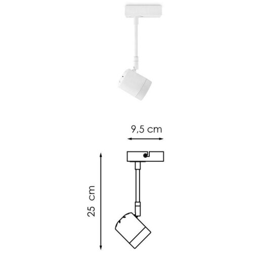  LED prigu&amp;scaron;iva spot svetiljka MANU 1xGU10/5,8W/230V bela Slike