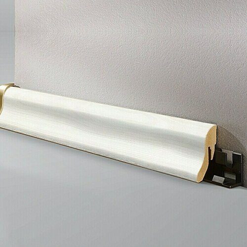 LOGOCLIC Podna lajsna Kruška bijela (2,6 m x 22 mm x 40 mm) Cijene