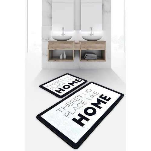  like home multicolor bathmat set (2 pieces) Cene