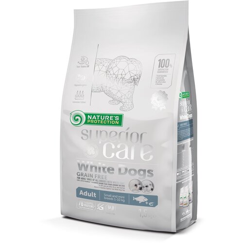 Nature's Protection Hrana za pse White Adult Large, 10kg Cene