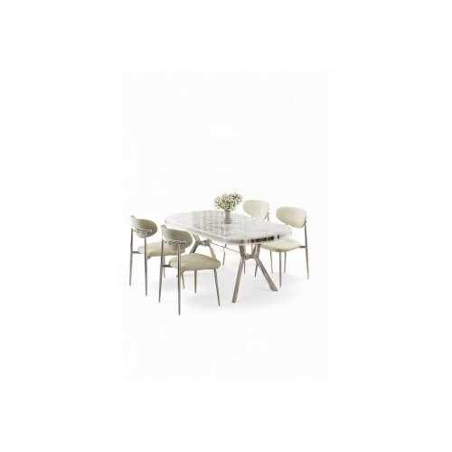 Hanah home Trpezarijski set, 5 dijelova, svijetlozelena Cene