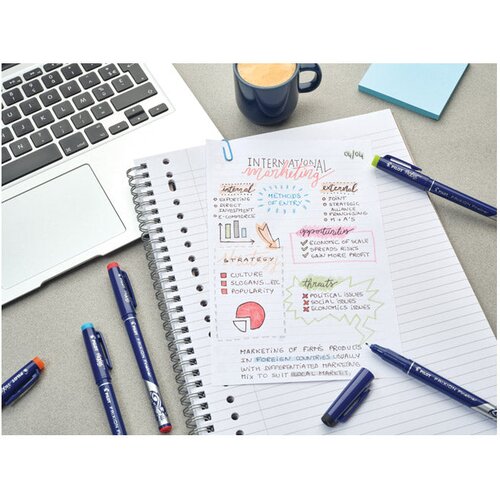  0,45mm frixion fineliner pi&amp;scaron;i-bri&amp;scaron;i pilot sw-ff-l plavi Slike