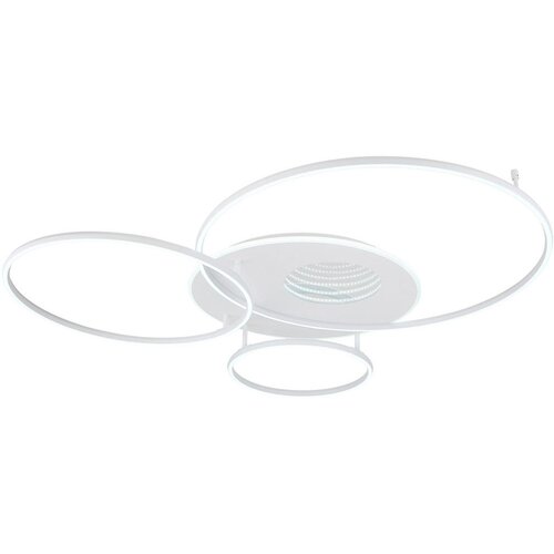 Globo 48466-70W-LED prigu&amp;scaron;iva plafonska svetiljka INVERTINA 70W/230V 105x26,5 cm srebrna + daljinski upravljač Slike