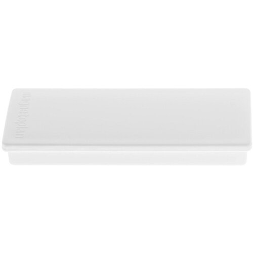 magnetoplan Pravokotni magnet, ŠxDxV 22 x 55 x 8 mm, DE 60 kosov, bele barve Cene