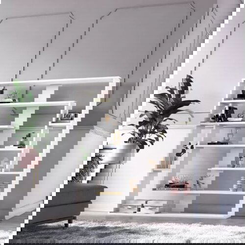 Olimp Sport Polica za knjige SEBASTIAN visoki sjaj-belo Cene