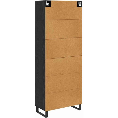 Highboard 2 kom. Crni hrast 69,5 x 34 x 180 cm Slike