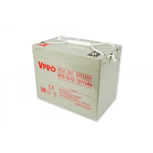 VOLT POLSKA GEL VPRO PREMIUM 12v 74 Ah VRLA UNATTACHED BATTERY Slike