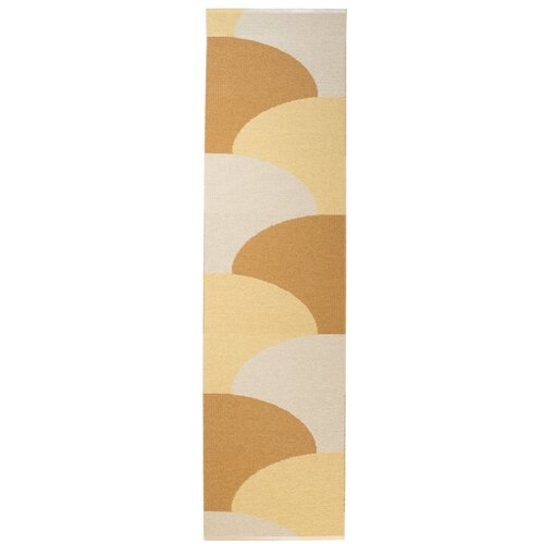 Pappelina Oker rumen zunanji in notranji tekač 70x270 cm Hill Ochre Pale Yellow &amp;ndash; Slike