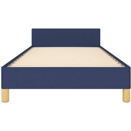  Okvir za krevet bez madraca plava 100x200cm od tkanine Slike