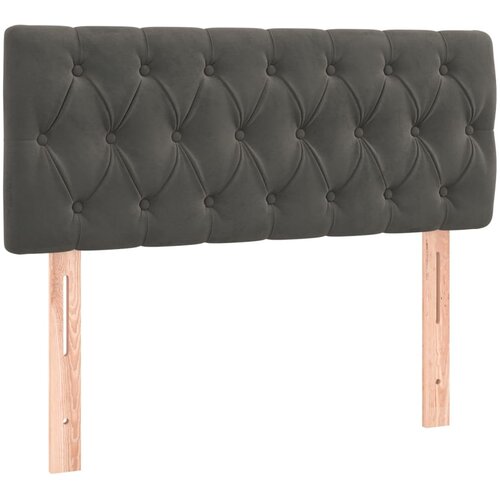  Krevet box spring s madracem LED tamnosivi 120 x 200 cm bar&amp;scaron;un Slike